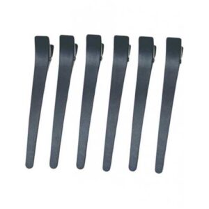 PINZAS PLASTICO NEGRAS 6 UNI. EUROSTIL